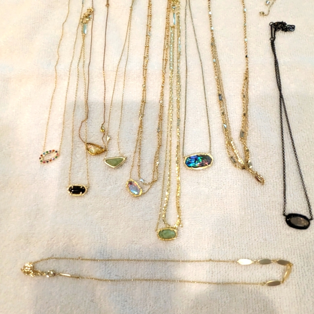 Ten Kendra Scott Necklaces SOLD AS A LOT ONLY